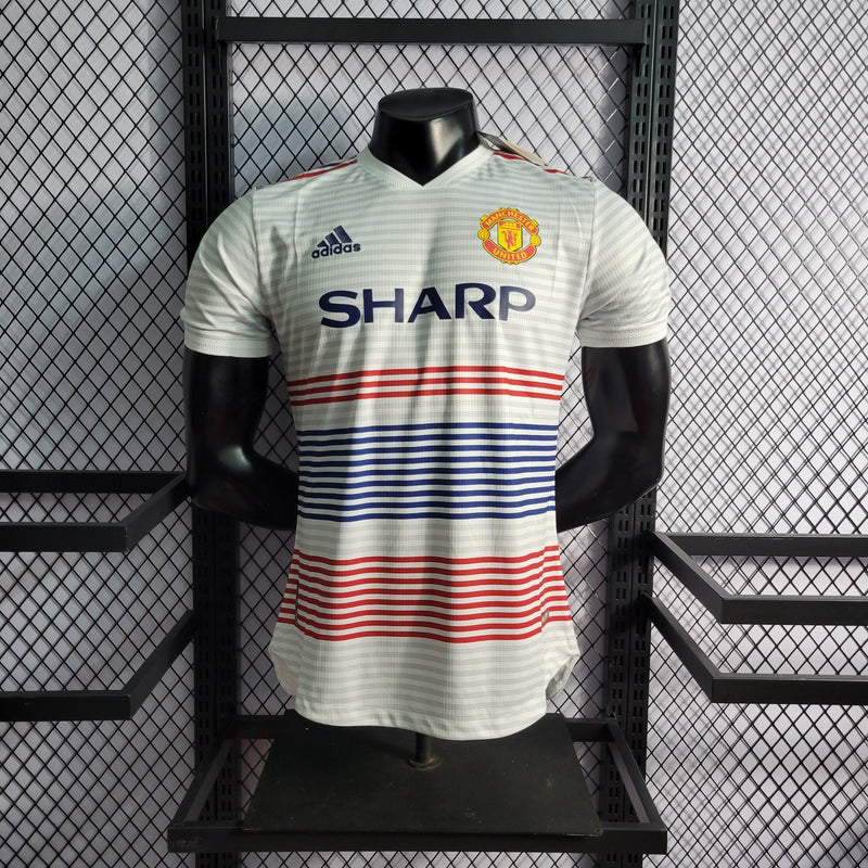 CAMISA DO MANCHESTER UNITED 22/23 BRANCO VERSÃO JOGADOR