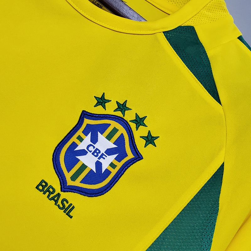 Camisa Seleção Brasileira 2002 - Retrô