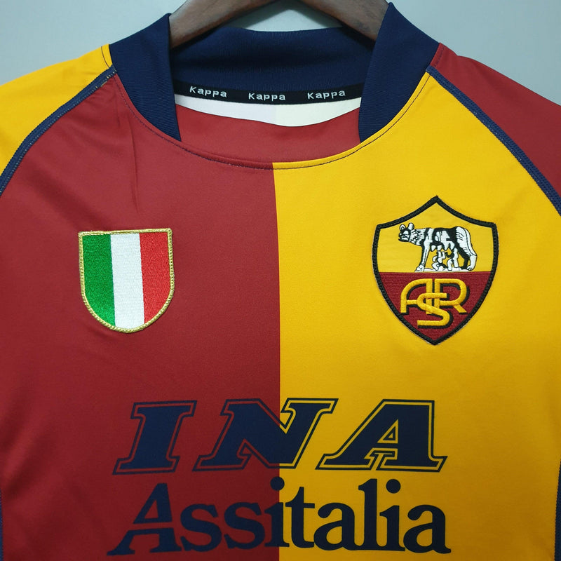 Camisa Retrô AS Roma 2001/02 Home