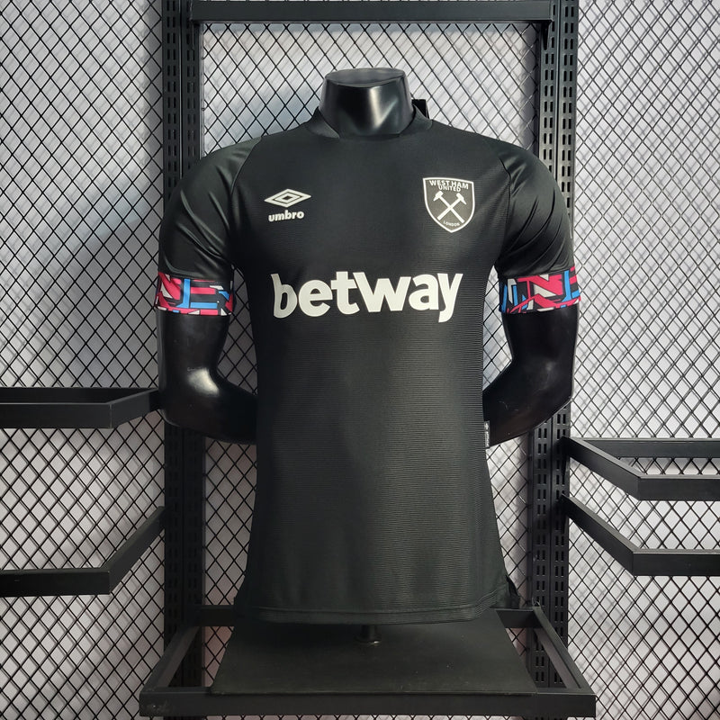 CAMISA DO WEST HAM 22/23 BLACK VERSÃO PLAYER