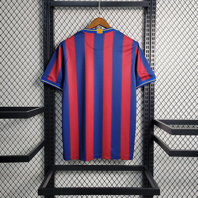 Camisa Barcelona Retrô - 09/10