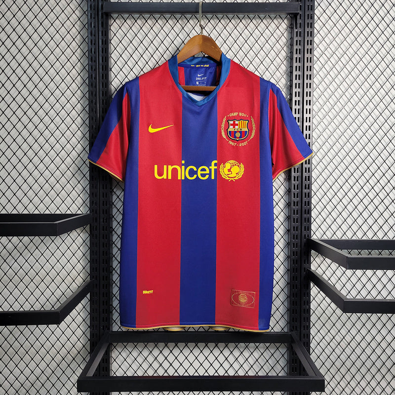 Camisa Barcelona Retrô - 07/08