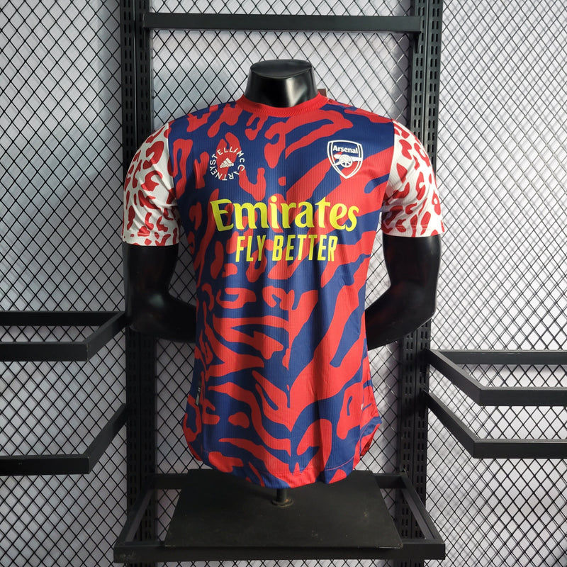 CAMISA DO ARSENAL 23/24 RED BLUE VERSÃO PLAYER