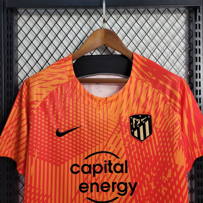 CAMISA DO ATLETICO DE MADRID 22/23 LARANJA TREINO