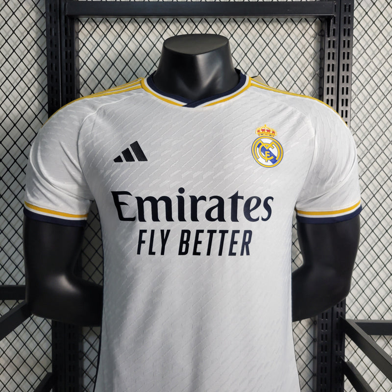 CAMISA DO REAL MADRID 23/24 BRANCO VERSÃO PLAYER