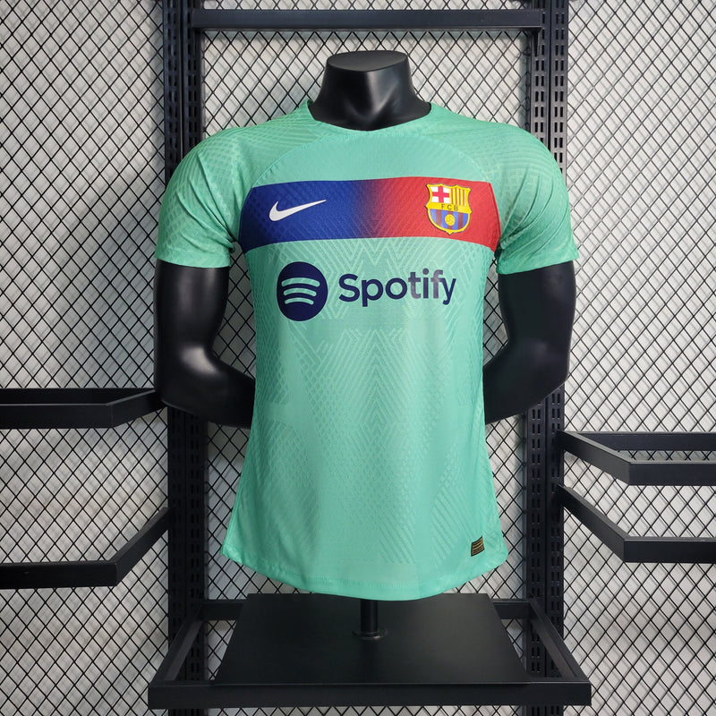 CAMISA DO BARCELONA 23/24 GREEN EDIÇÃO ESPECIAL VERSÃO PLAYER