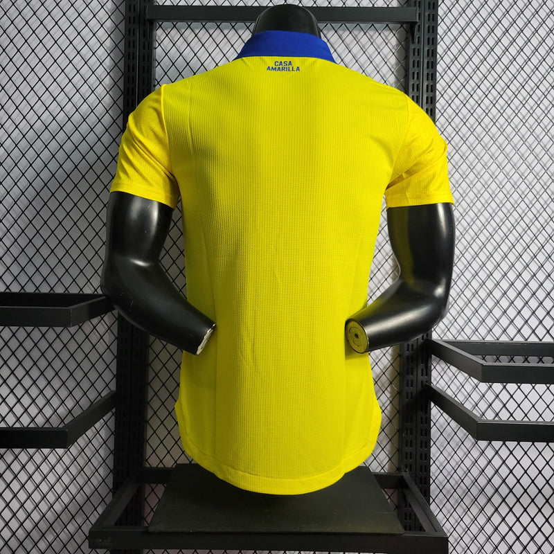 CAMISA DO BOCA JUNIORS 22/23 AMARELO VERSÃO PLAYER