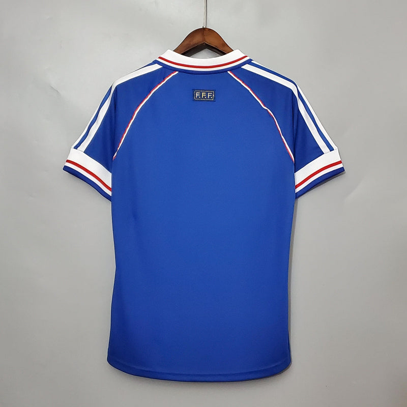 Camisa Retrô Seleção França 1998/98 Home