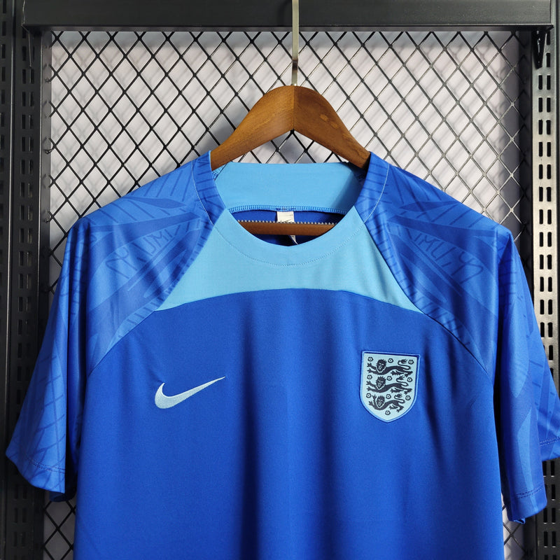 CAMISA DA SELEÇÃO DA INGLATERRA 22/23 AZUL TREINO