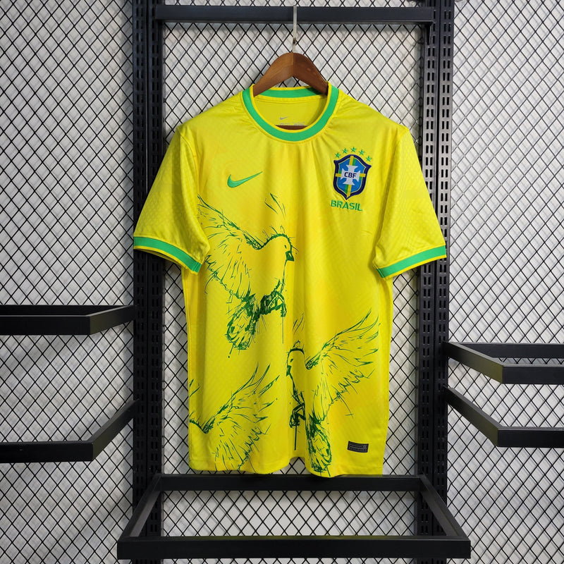 CAMISA DA SELEÇÃO DO BRASIL 22/23 AMARELO TORCIDA