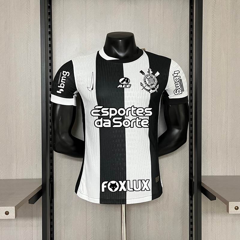 Camisa Corinthians 24/25 - Versão Jogador + brinde exclusivo do timão