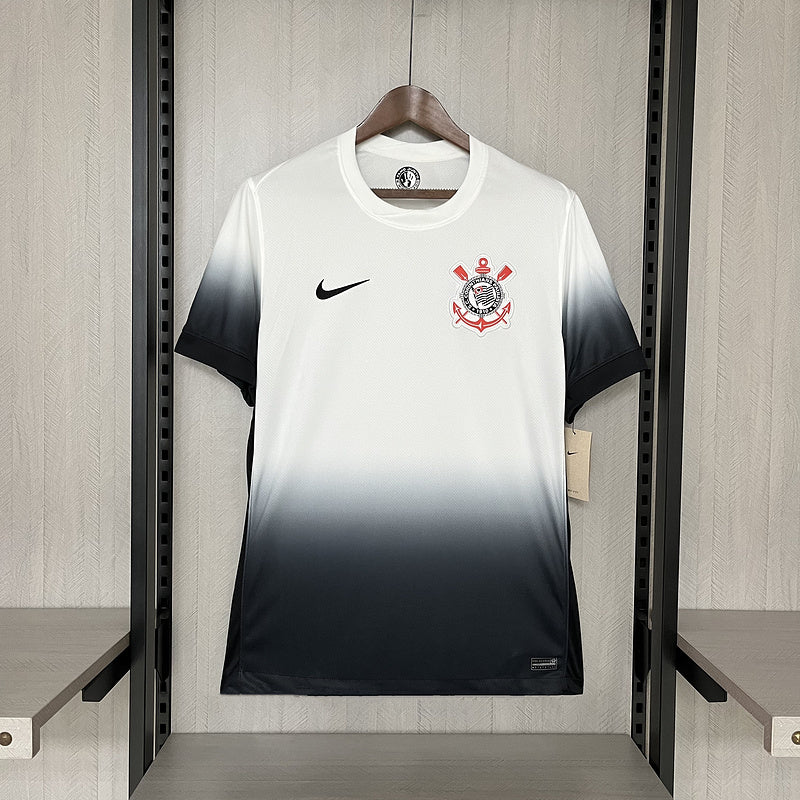 Camisa Corinthians titular 24/25 + brinde exclusivo