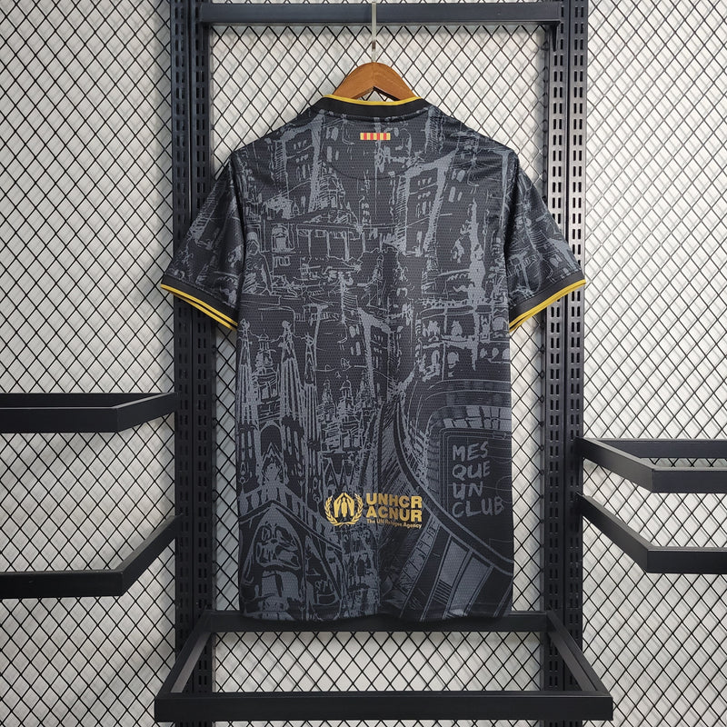 CAMISA DO BARCELONA 23/24 BLACK EXCELLENTE