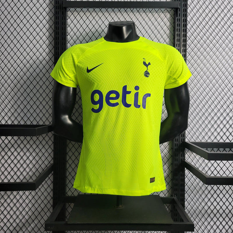 CAMISA DO TOTTENHAM 22/23 VERDE NEON VERSÃO PLAYER