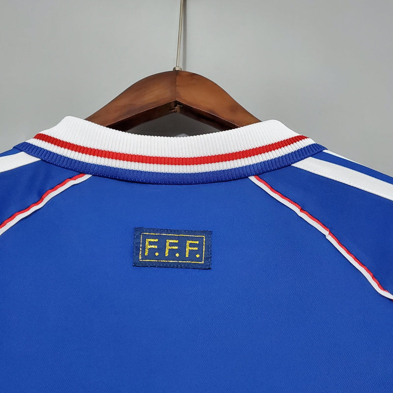 Camisa Retrô Seleção França 1998/98 Home