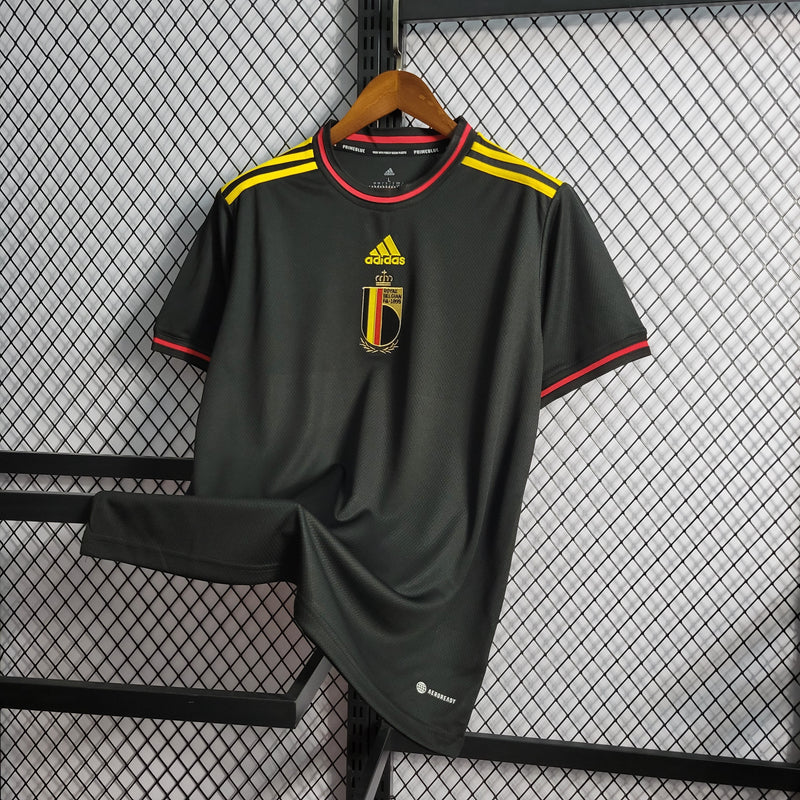 CAMISA DA SELEÇÃO DA BELGICA 22/23 BLACK