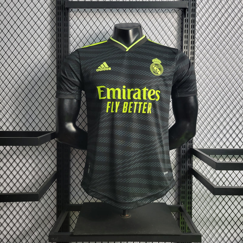 CAMISA DO REAL MADRID 22/23 BLACK 2 VERSÃO PLAYER