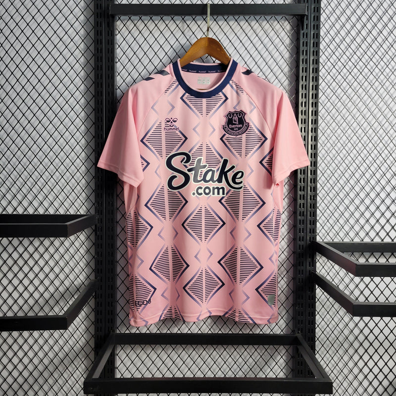 CAMISA DO EVERTON 22/23 ROSA