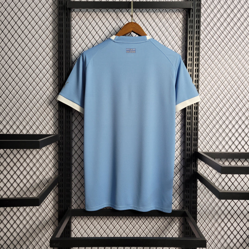 CAMISA DA SELEÇÃO DO URUGUAI 22/23 AZUL TRADICIONAL