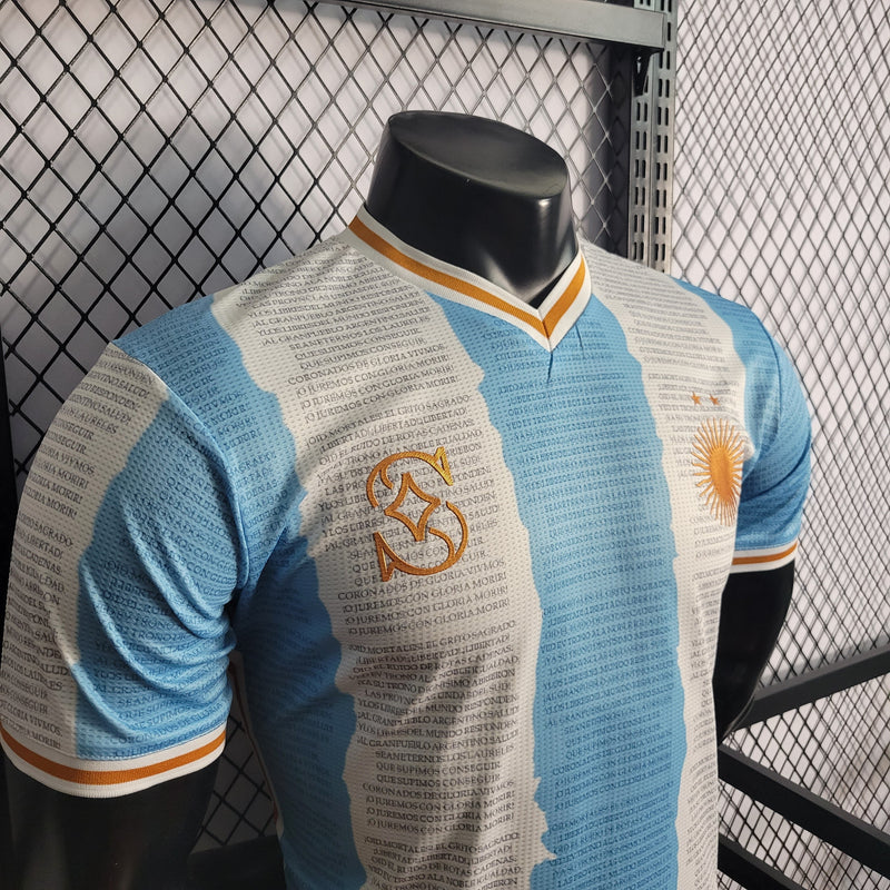 CAMISA DA SELEÇÃO DA ARGENTINA 22/23 COMEMORATIVA VERSÃO PLAYER