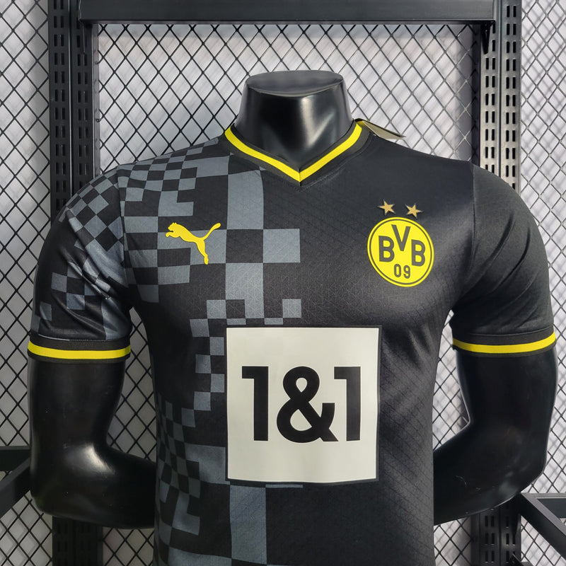 CAMISA DO BORUSSIA DORTMUND 22/23 BLACK VERSÃO PLAYER