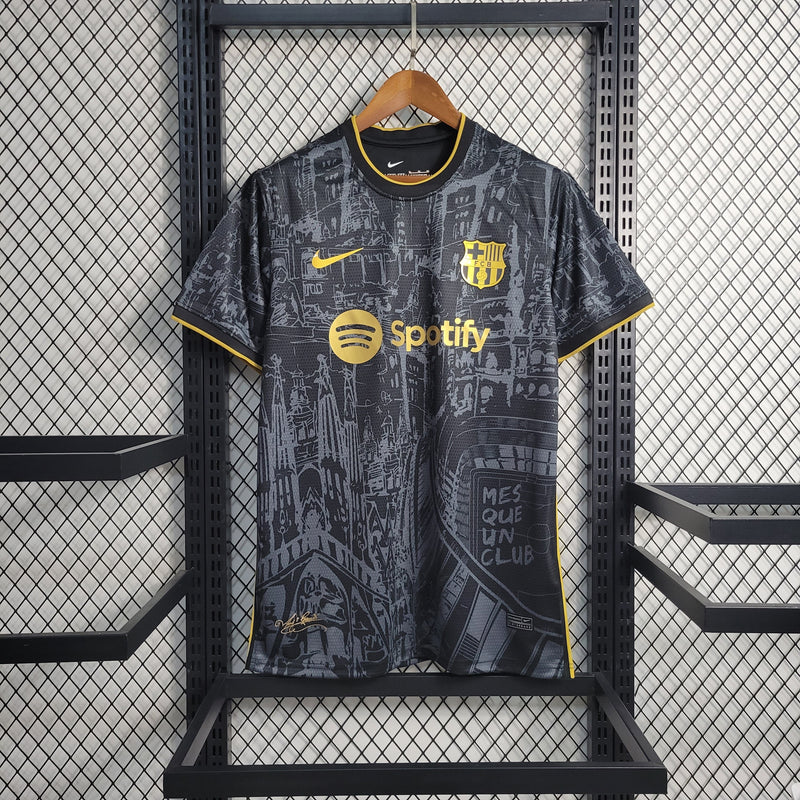 CAMISA DO BARCELONA 23/24 BLACK EXCELLENTE