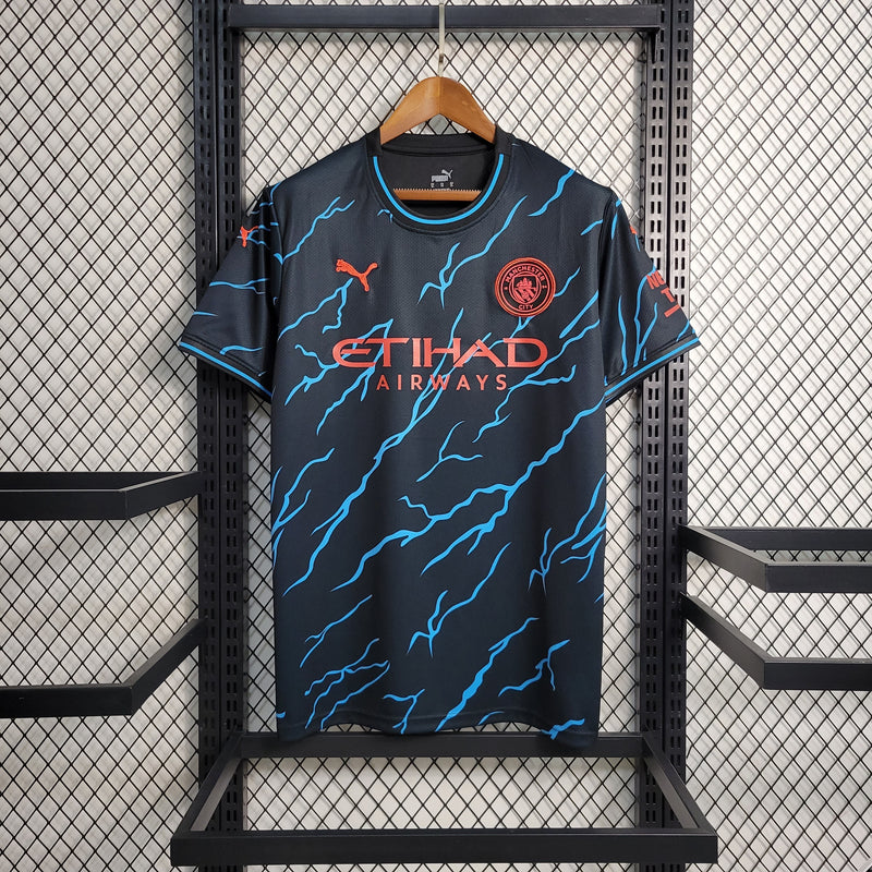 CAMISA DO MANCHESTER CITY 23/24 AZUL TREINO