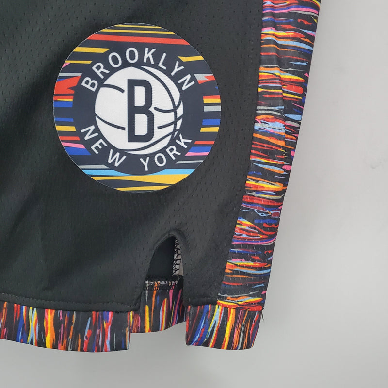 Shorts Brooklyn Nets City version black NBA