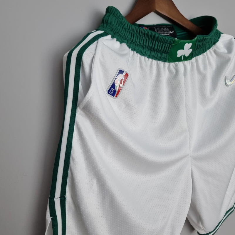 Shorts 75th Anniversary Boston Celtics White NBA