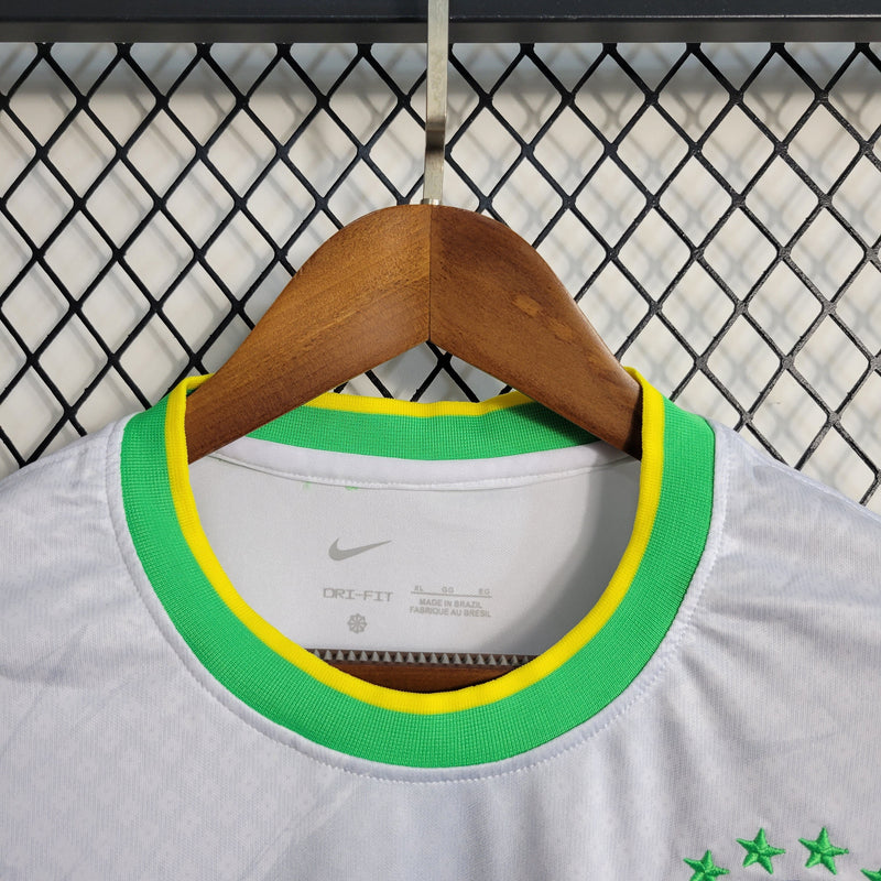 CAMISA DA SELEÇÃO DO BRASIL 22/23 BRANCO TORCIDA