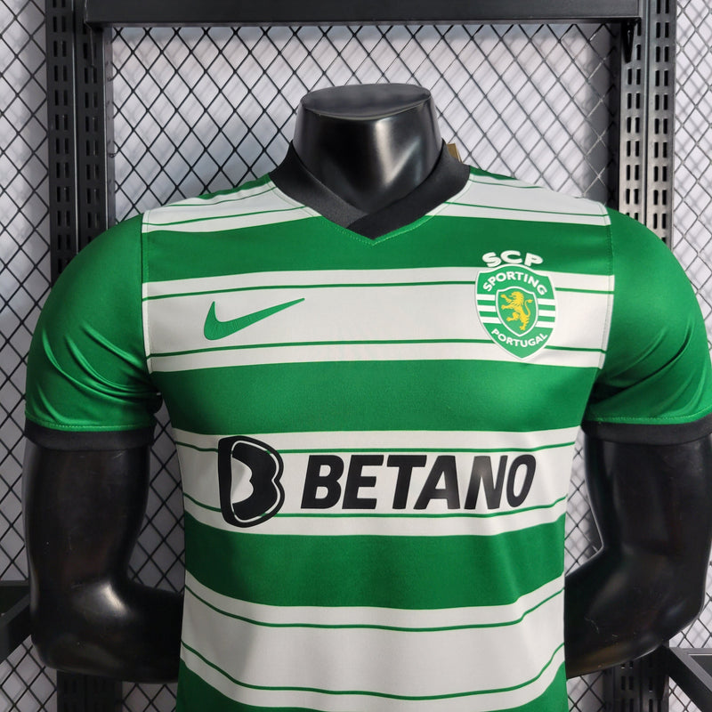 CAMISA DO SPORTING 22/23 VERDE VERSÃO PLAYER