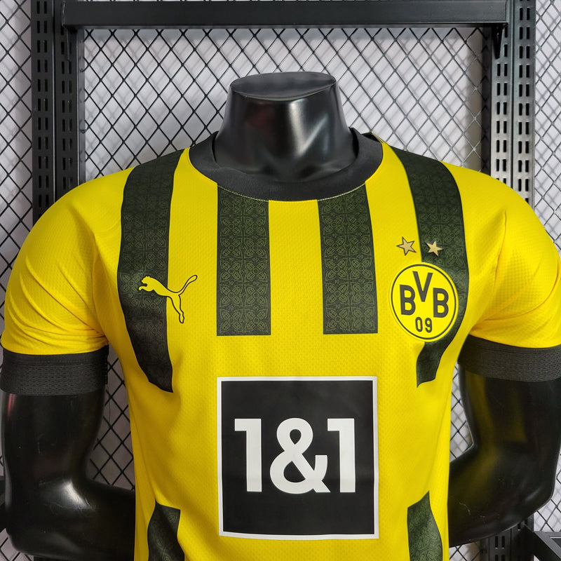 CAMISA DO BORUSSIA DORTMUND 22/23 AMARELO VERSÃO PLAYER