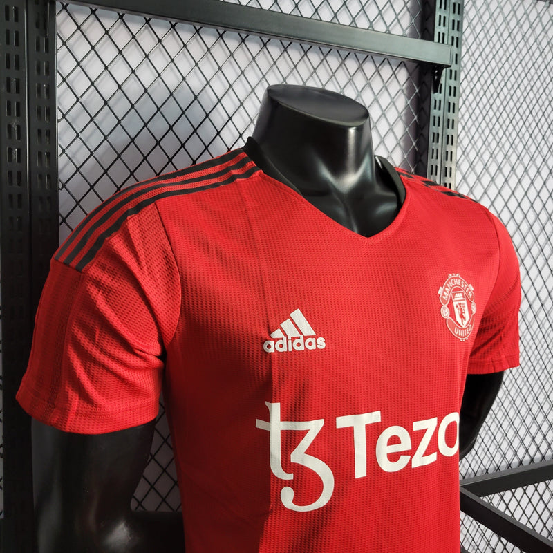 CAMISA DO MANCHESTER UNITED 22/23 RED VERSÃO JOGADOR