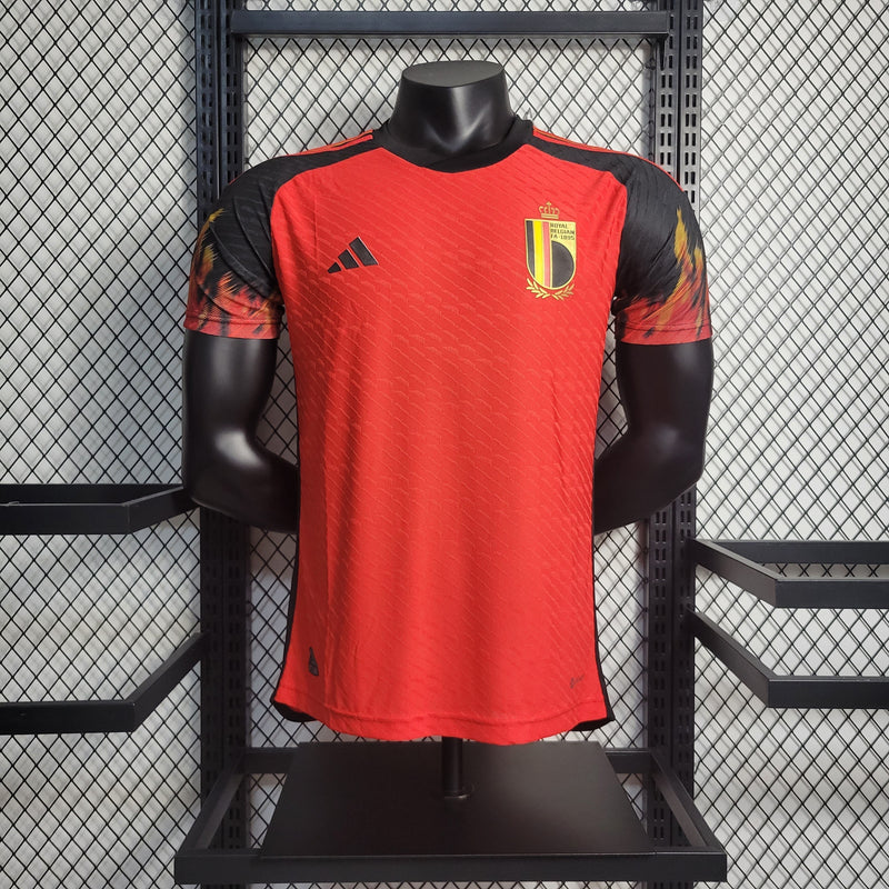 CAMISA DA SELEÇÃO DA BELGICA 22/23 VERMELHO VERSÃO PLAYER