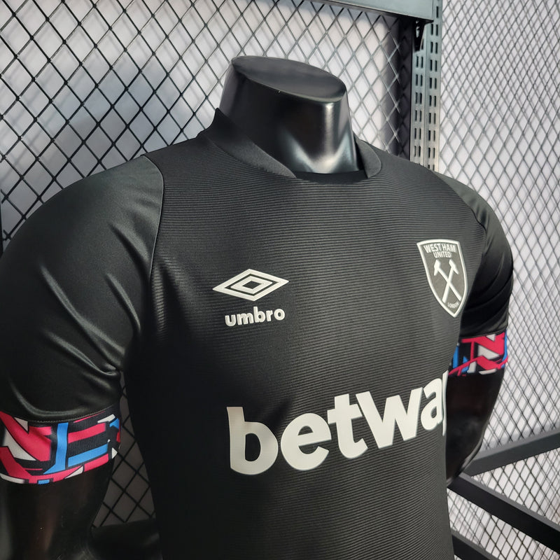 CAMISA DO WEST HAM 22/23 BLACK VERSÃO PLAYER