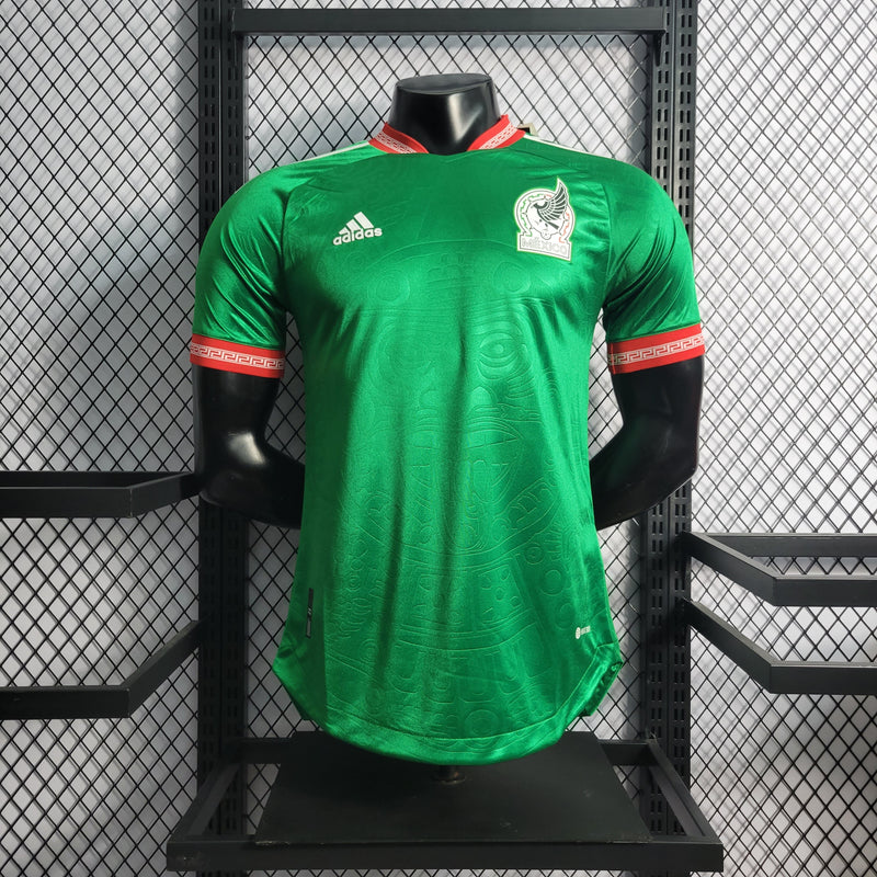 CAMISA DA SELEÇÃO DO MEXICO 22/23 VERDE EDIÇÃO ESPECIAL VERSÃO PLAYER