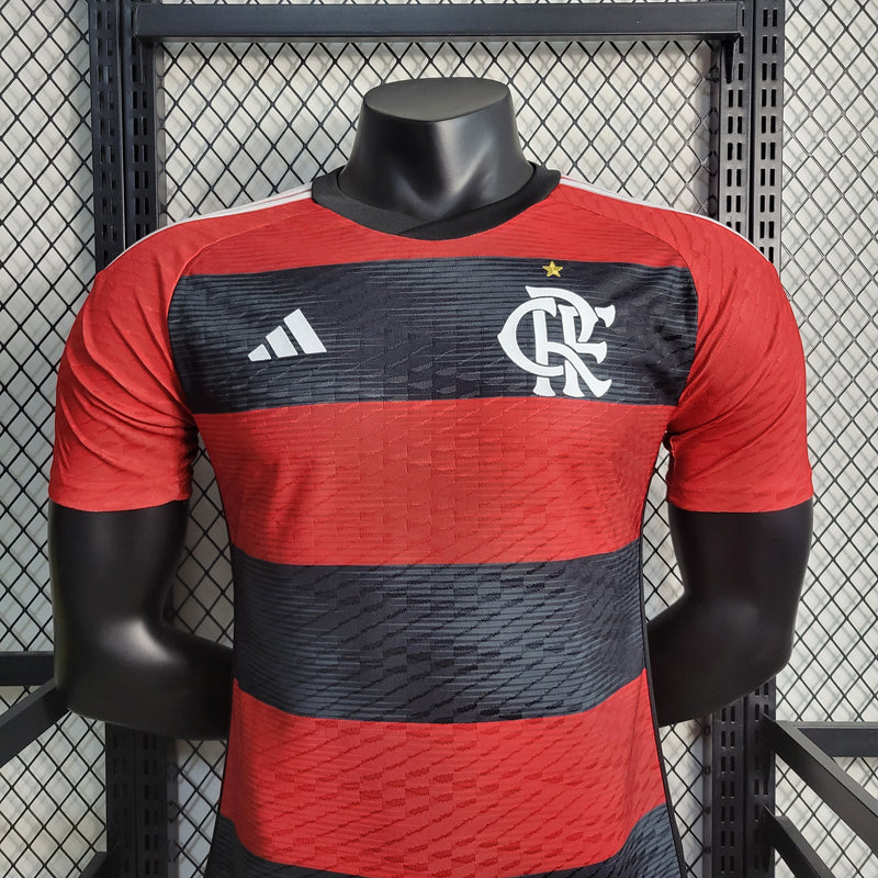 CAMISA DO FLAMENGO 23/24 VERMELHO VERSÃO PLAYER