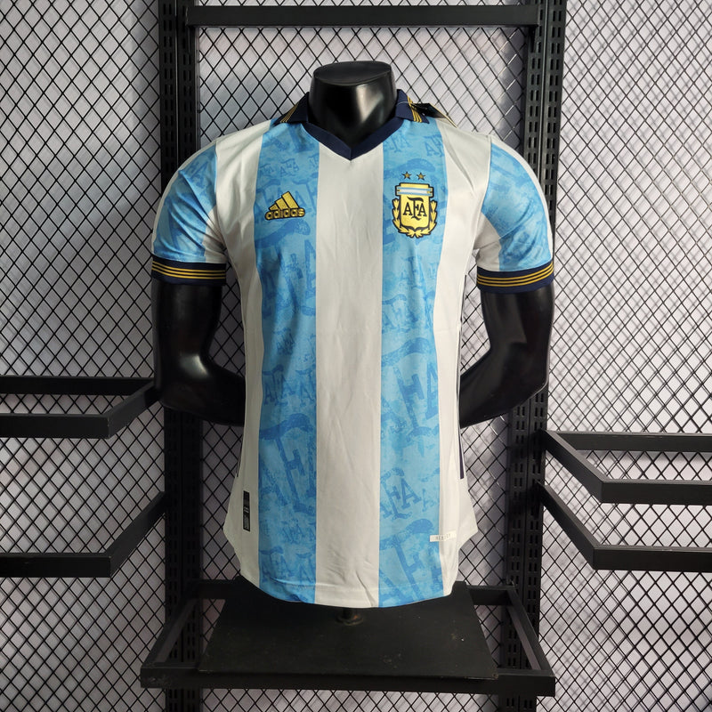 CAMISA DA SELEÇÃO DA ARGENTINA 22/23 AZUL CLARO VERSÃO PLAYER