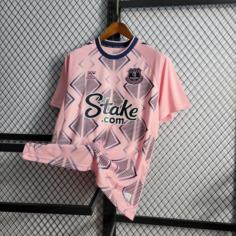 CAMISA DO EVERTON 22/23 ROSA