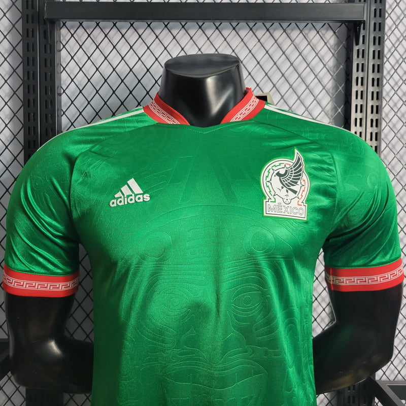 CAMISA DA SELEÇÃO DO MEXICO 22/23 VERDE EDIÇÃO ESPECIAL VERSÃO PLAYER