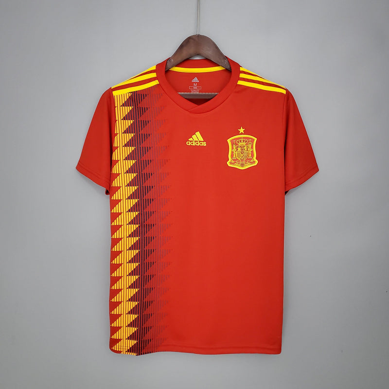 Camisa Retrô Seleção Espanha 2018/18 Home