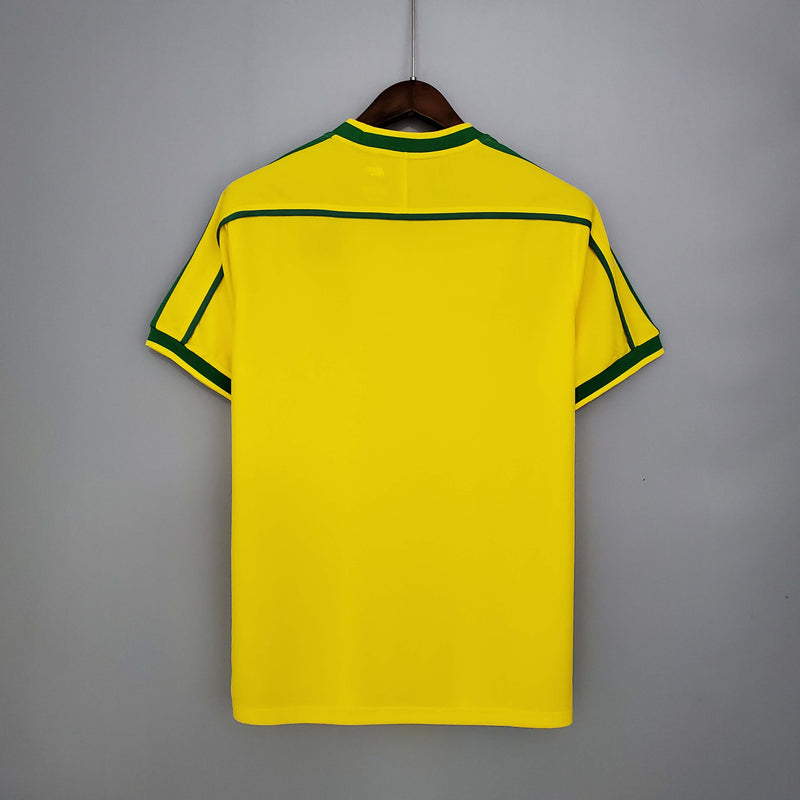 Camisa Retrô Seleção Brasil 1998/98 Home