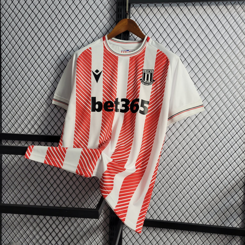 CAMISA DO STOKE CITY 23/24 VERMELHO