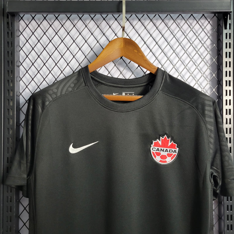 CAMISA DA SELEÇÃO DO CANADA 22/23 PRETO