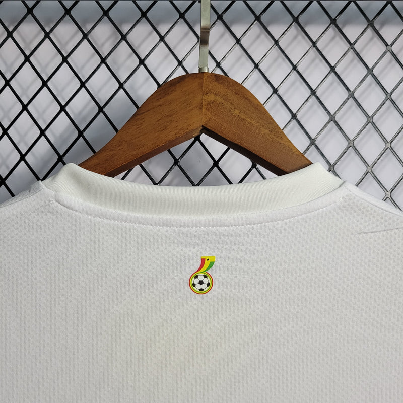 CAMISA DA SELEÇÃO DE GANA 22/23 BRANCO