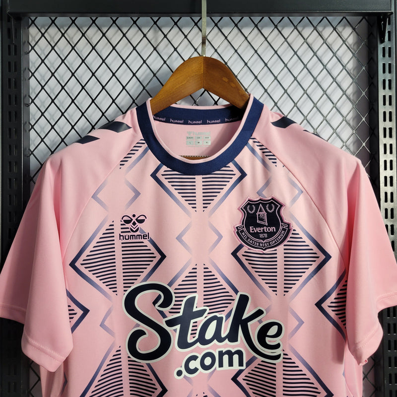 CAMISA DO EVERTON 22/23 ROSA