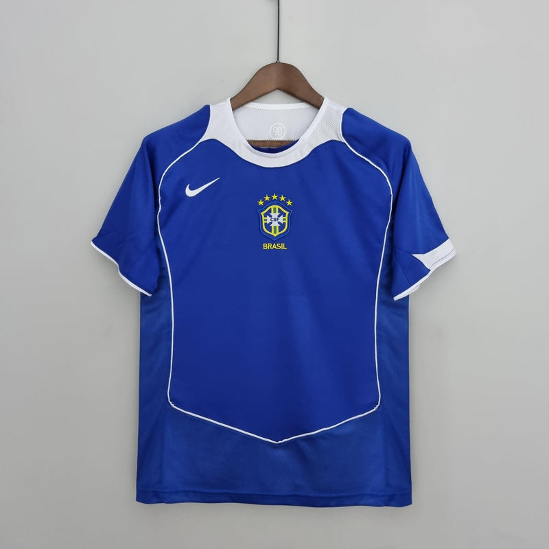 Camisa Retrô Seleção Brasil 2004/06 Away