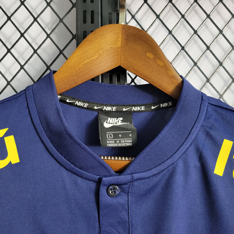 CAMISA DA SELEÇÃO DO BRASIL 22/23 POLO AZUL ROYAL