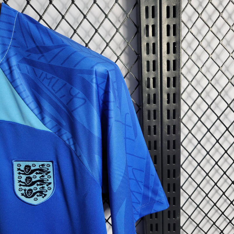 CAMISA DA SELEÇÃO DA INGLATERRA 22/23 AZUL TREINO