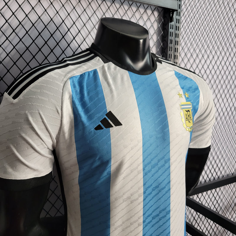 CAMISA DA SELEÇÃO DA ARGENTINA 22/23 TRADICIONAL VERSÃO PLAYER